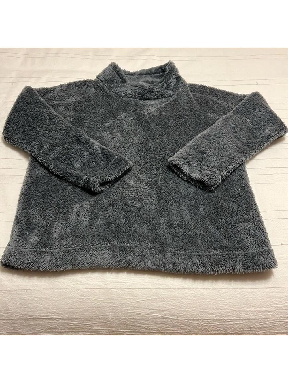 Jane and Bleecker Cream Faux Fur Sweater Top Size S Like New - Picture 1 of 7